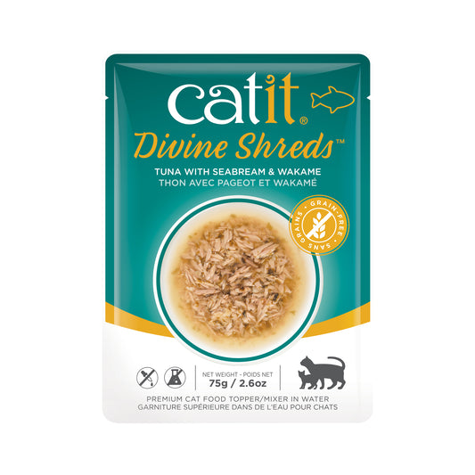 Formule Thon, pageot et wakamé - Catit Divine Shreds