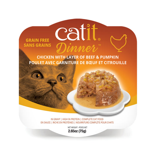 Formule Poulet avec bœuf et citrouille - Catit Dinner