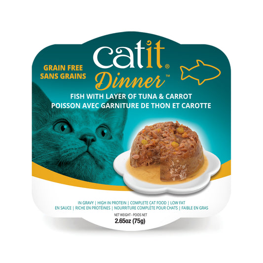 Formule Poisson avec thon et carottes - Catit Dinner
