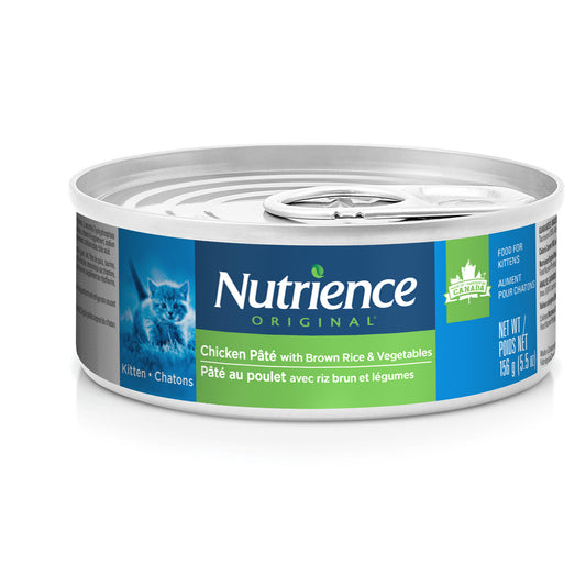 Formule Pâté au Poulet avec riz brun et légumes pour chaton - Nutrience Original
