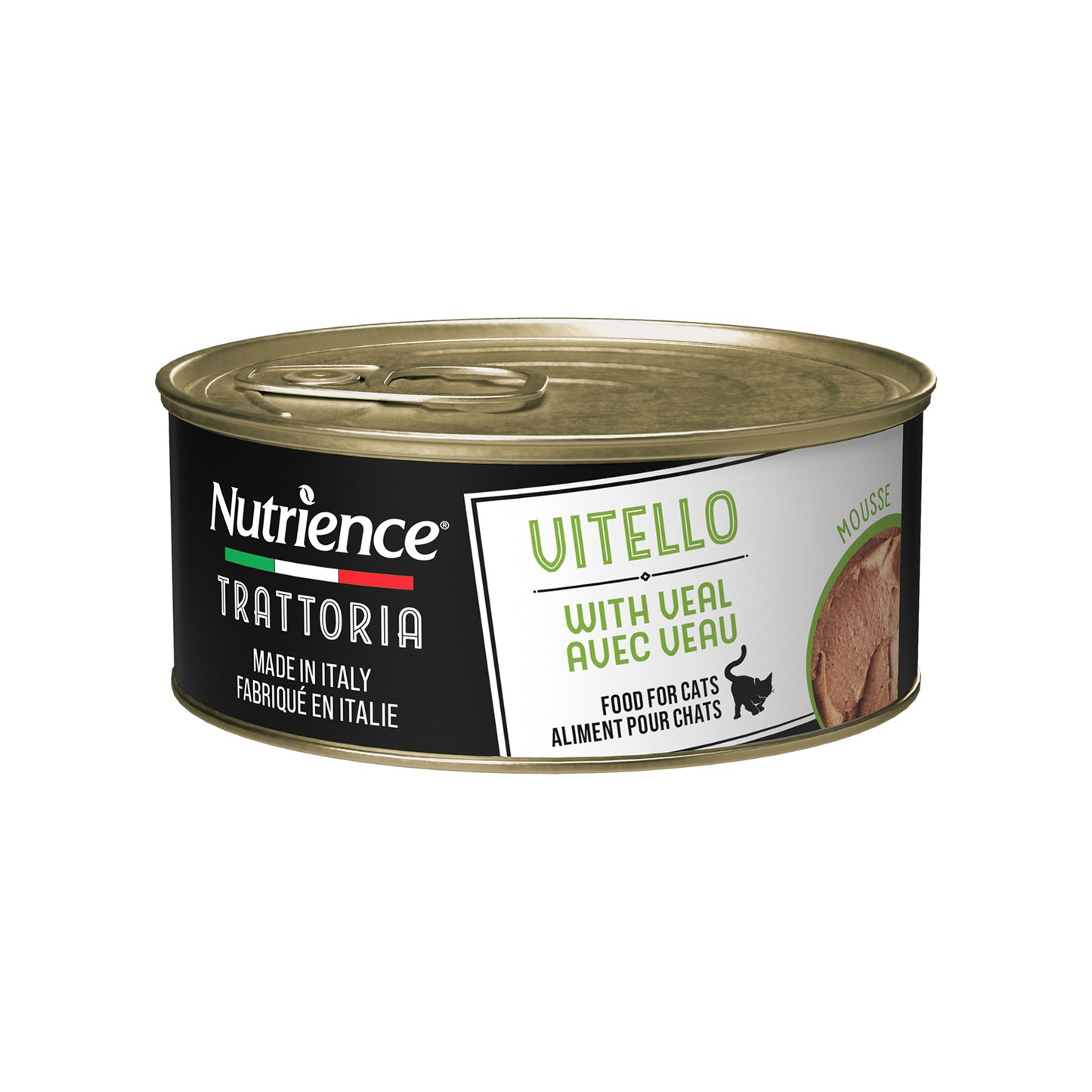 Formule Mousse de veau pour chat - Nutrience Trattoria