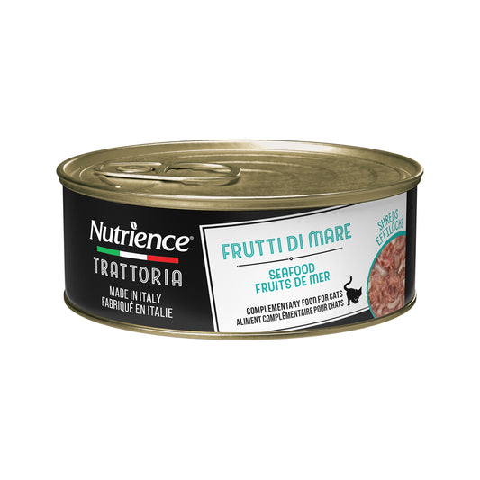 Formule Fruits de mer effiloché pour chat - Nutrience Trattoria