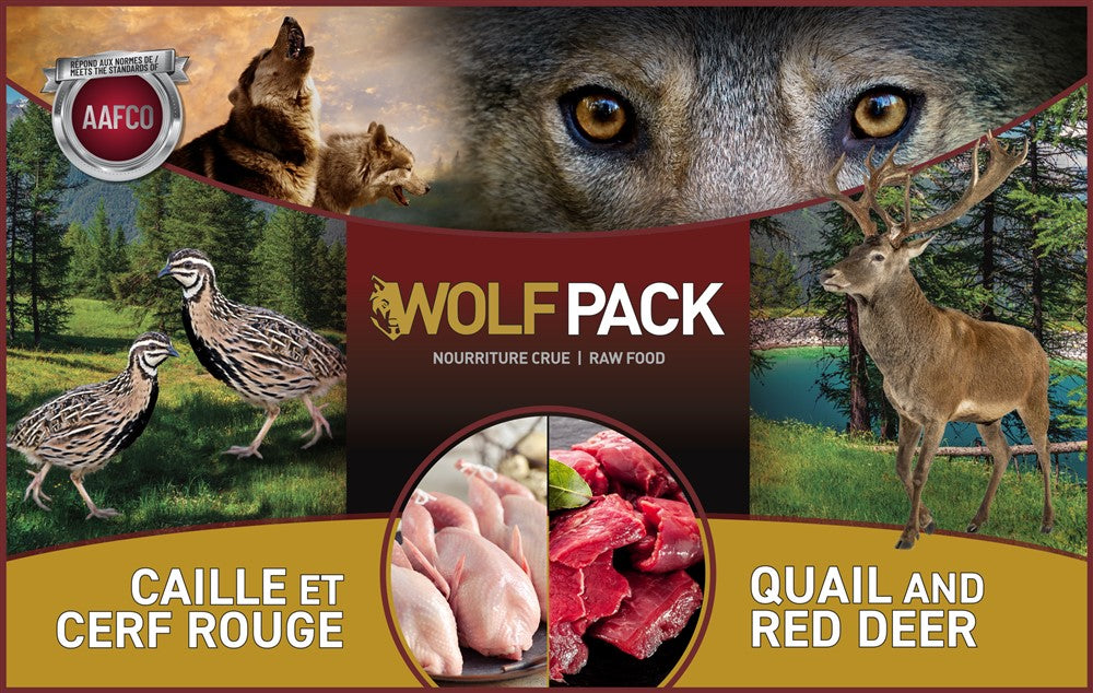 Recette Caille et Cerf rouge - WolfPack