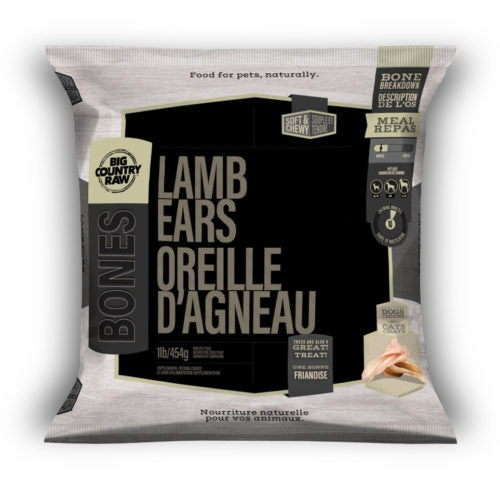 LIQUIDATION Oreilles agneau - Big Country Raw