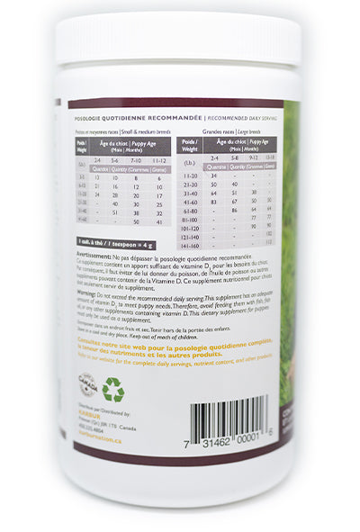 LIQUIDATION Supplément pour chiots - Karbur