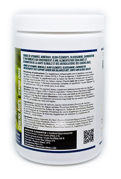 LIQUIDATION Supplément chien âgés - Karbur