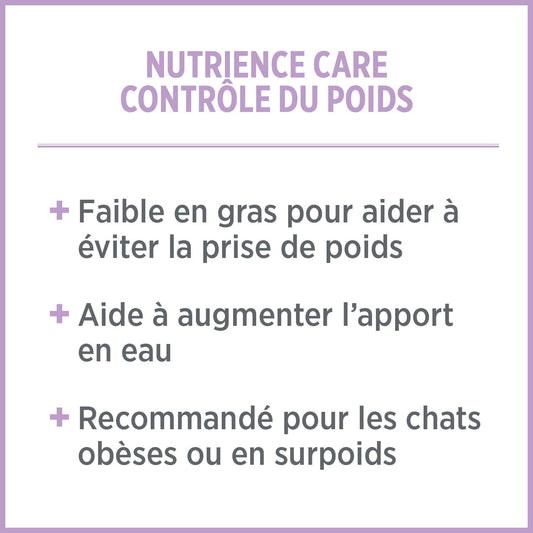 Formule contrôle du poids pour chat - Nutrience Care