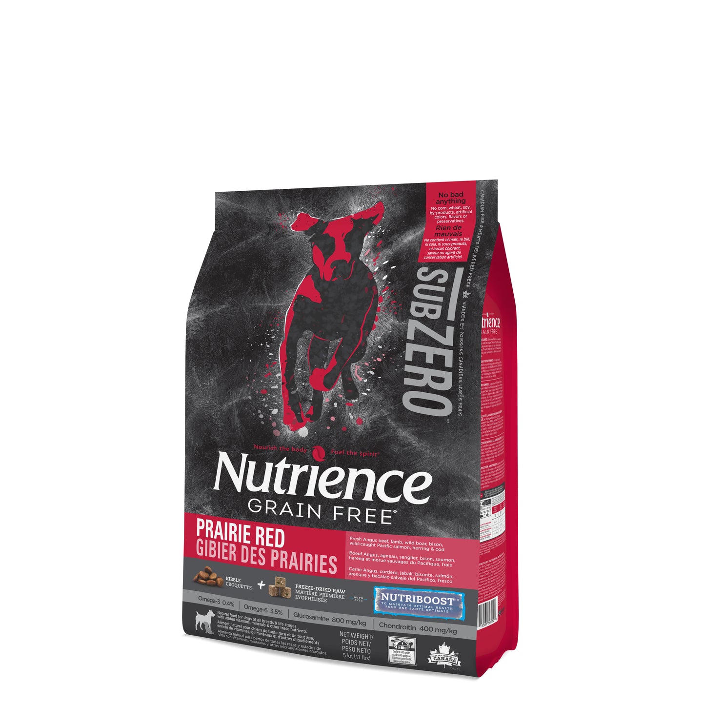 Formule Gibiers des praires pour chien - Nutrience SubZero
