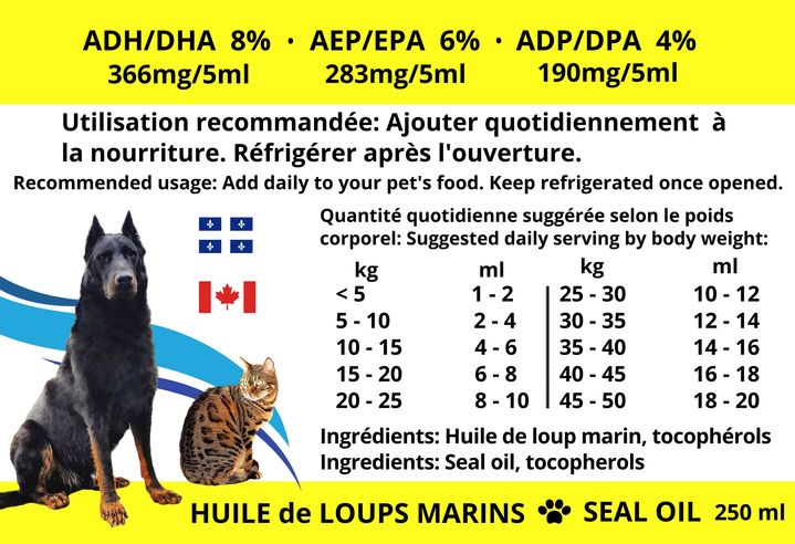 Huile de Loups Marins - Pur Évolution