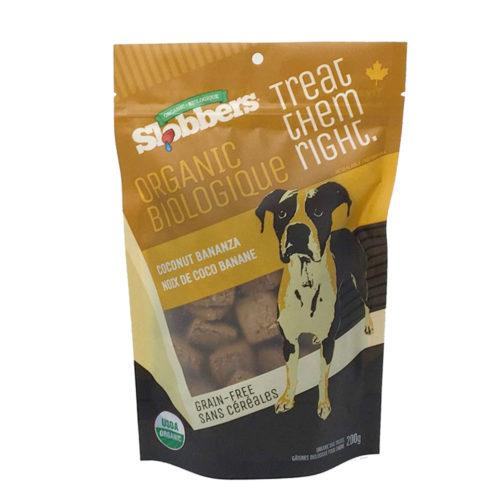 Liquidation - Biscuits biologiques à saveur de banane et noix de coco - Slobbers