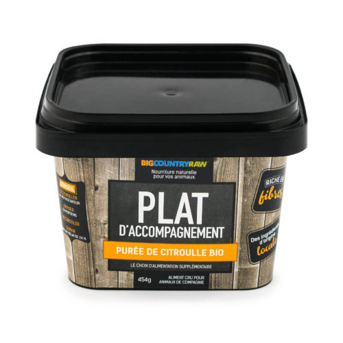 LIQUIDATION Purée de citrouille biologique - Big Country Raw