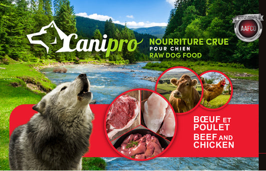 Recette Boeuf et Poulet -  Canipro