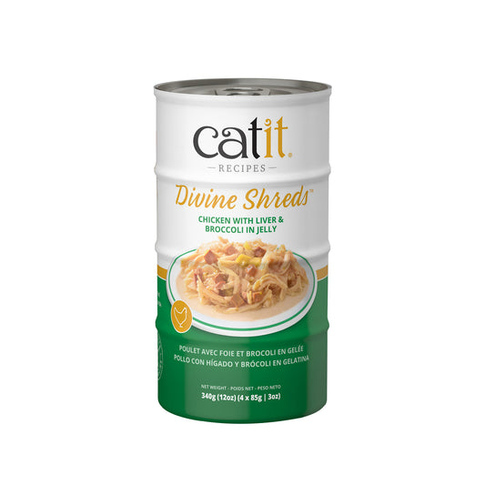Formule Poulet, foie et brocoli - Catit Divine Shreds
