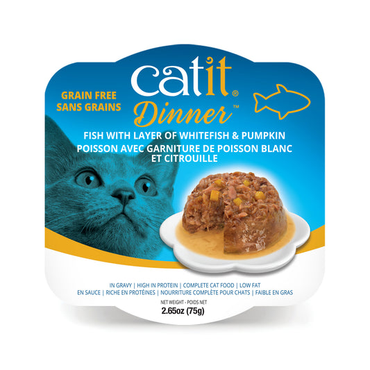 Formule Poisson blanc et citrouille - Catit Dinner
