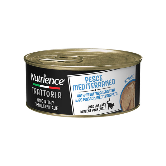 Formule Mousse de poisson méditerranéen pour chat - Nutrience Trattoria