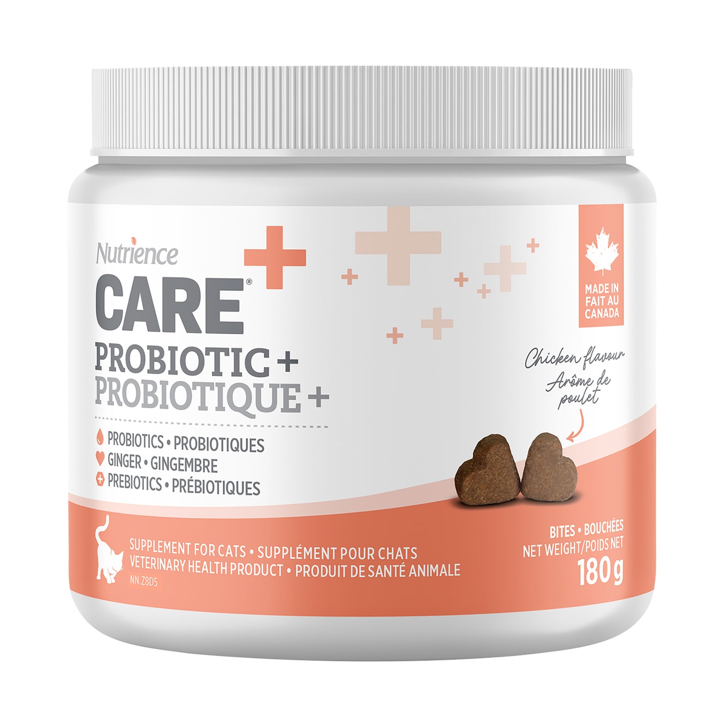 Supplément probiotique+ pour chat - Nutrience Care