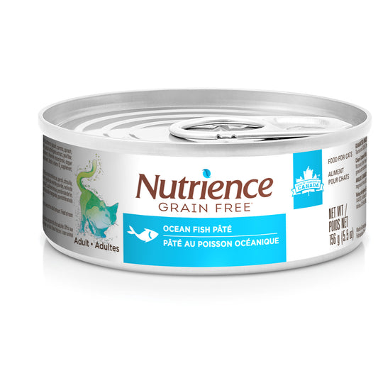 Formule pâté au poisson océanique pour chat adulte - Nutrience Sans grains