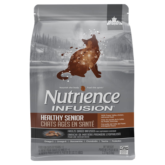 Formule chats âgés en santé, poulet - Nutrience Infusion