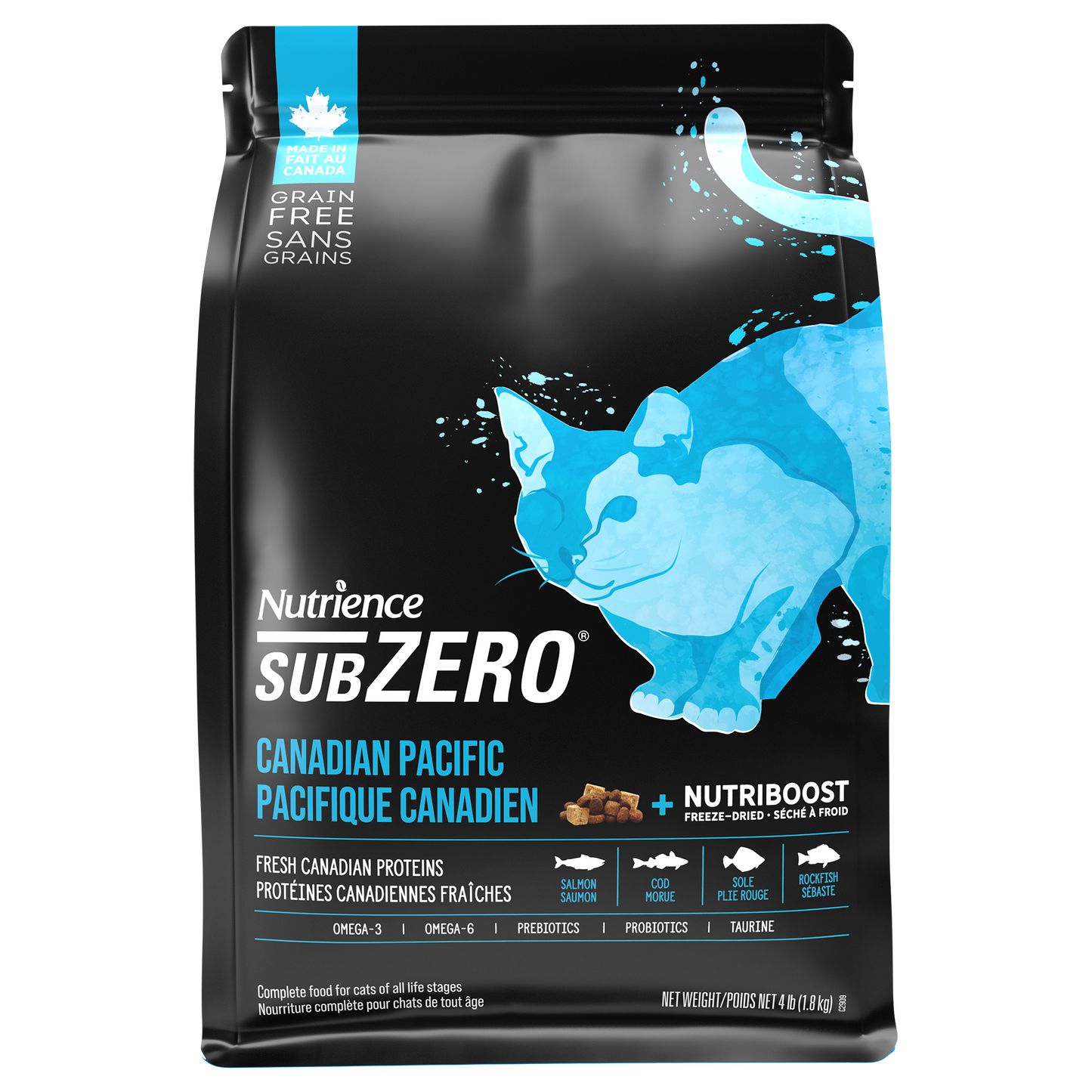 Formule Pacifique Canadien pour chat - Nutrience SubZero