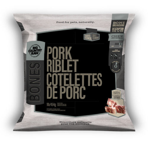 LIQUIDATION Côtes de porc - Big Country Raw