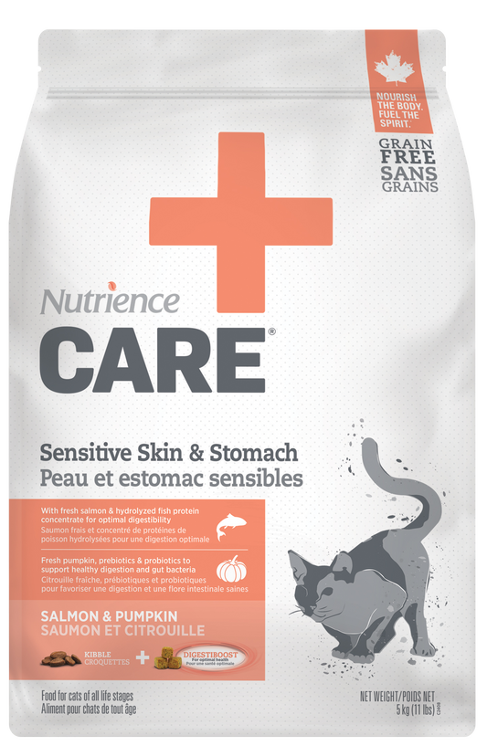 Formule peau et estomac sensibles pour chat - Nutrience Care
