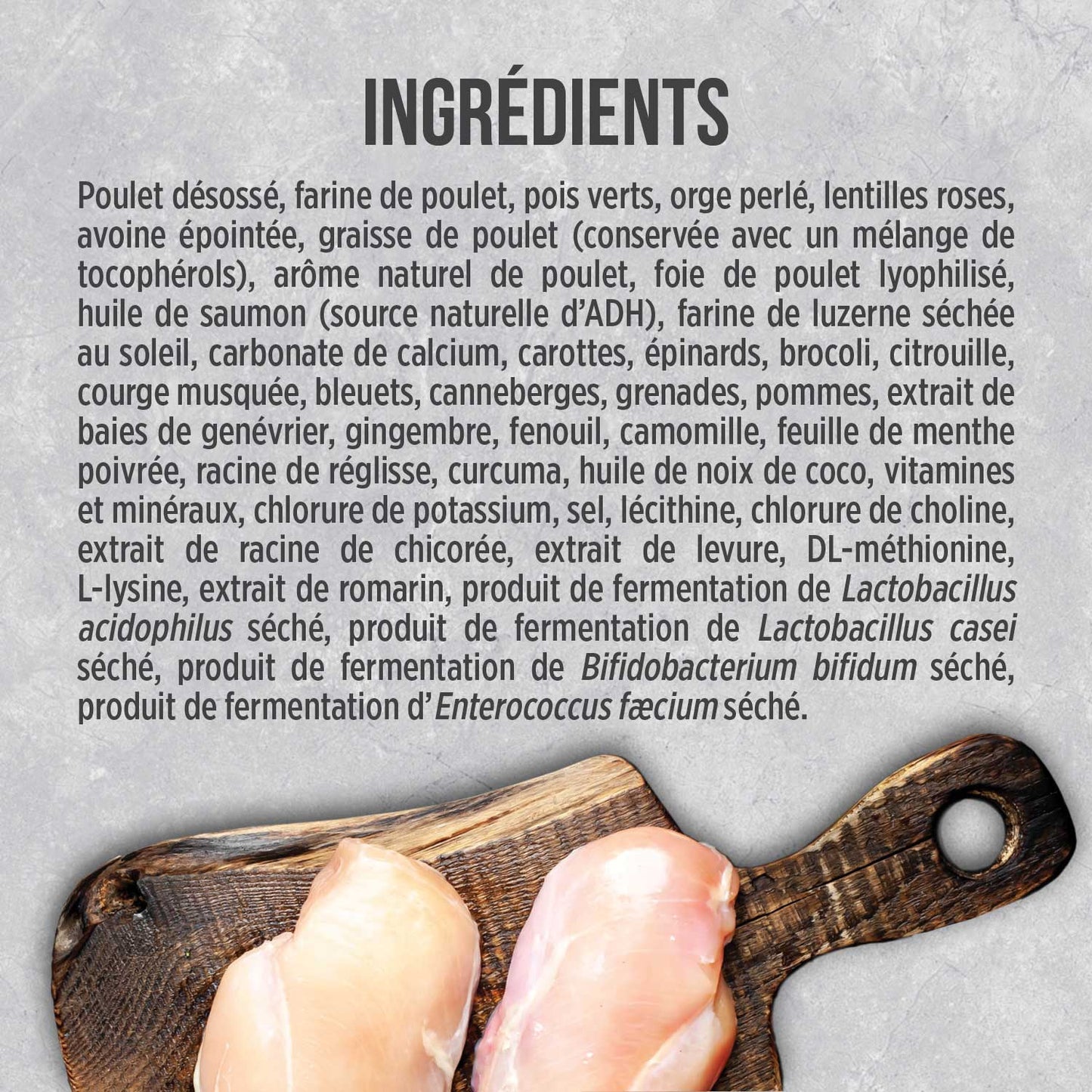 Formule Chiots en santé, poulet - Nutrience Infusion