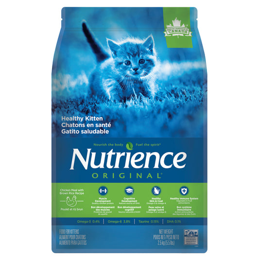 Formule Chatons en santé Poulet et riz brun - Nutrience Original