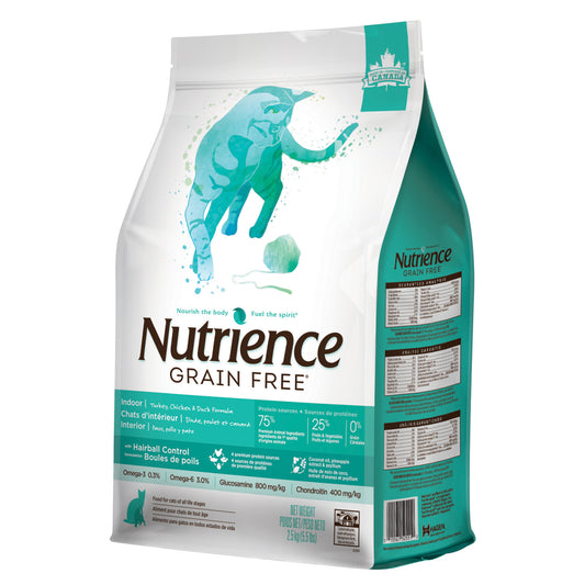 Formule Dinde, poulet et canard pour chat - Nutrience sans grains