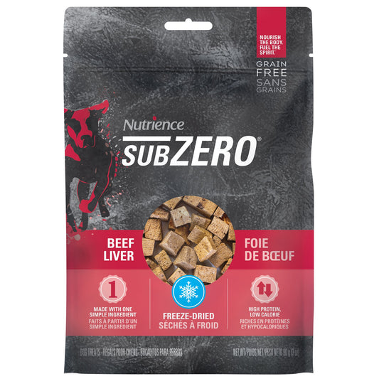 Régals séchés à froid au foie de boeuf pour chien - Nutrience SubZero