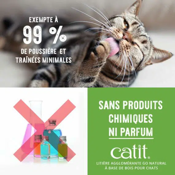 Litière à base de bois - Catit Go Natural!