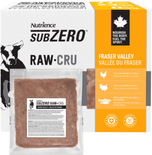 Recette Vallée du Fraser - Nutrience SubZero Cru
