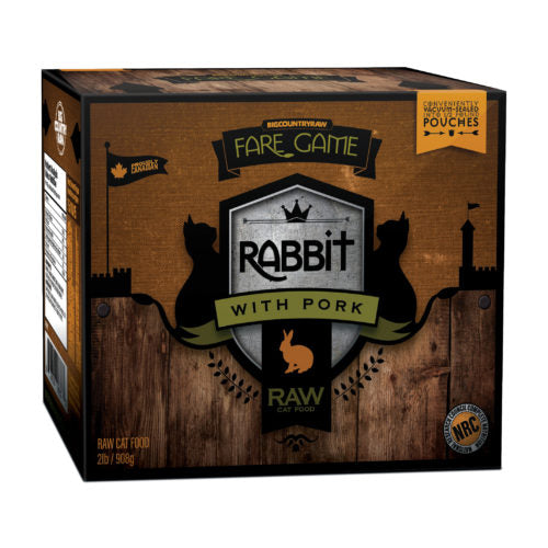 Fare Game - Recette Lapin et porc - Big Country Raw