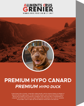 Recette Premium Hypo Canard - Aliments Crus Grenier