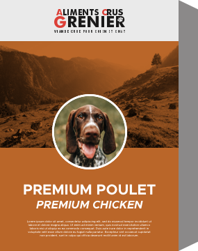 Recette Premium Poulet - Aliments Crus Grenier